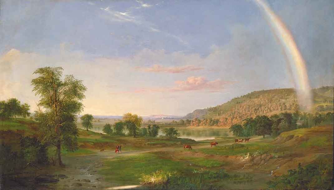 Paysage avec arc-en-ciel, 1859