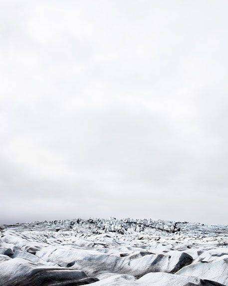 Fláajökull, planche I, 2010. Islande