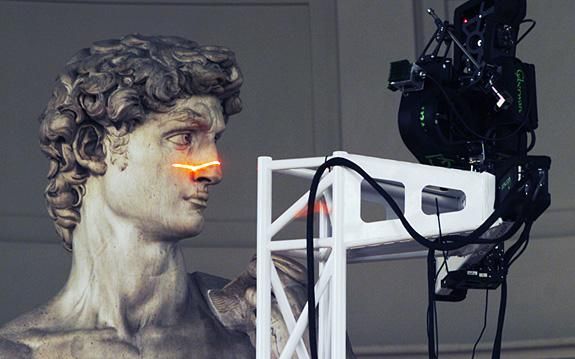 Le David de Michel-Ange scanné par The Digital Michelangelo Project