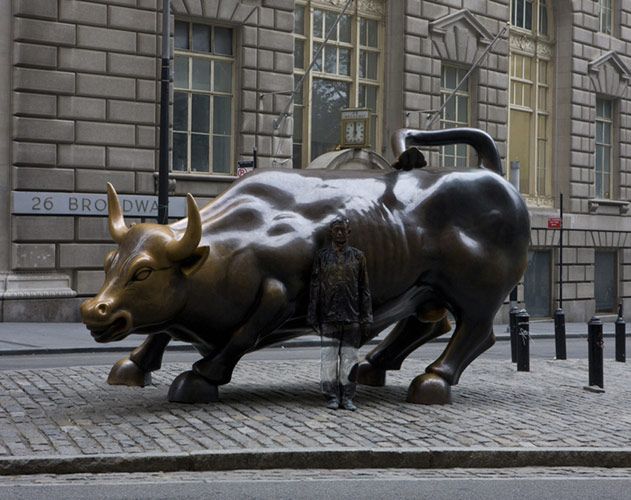 Se cacher à New York n°1 - Wall Street Bull, 2011