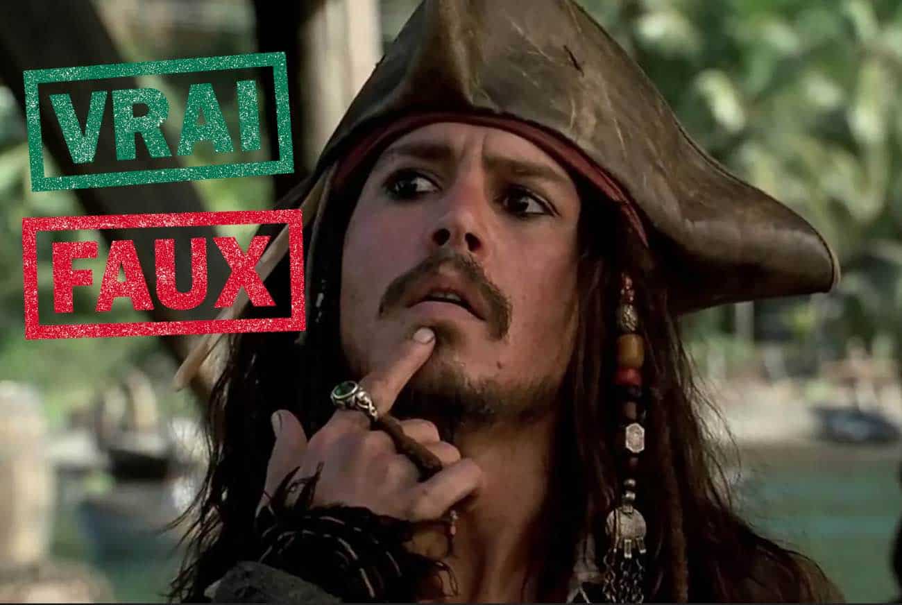 quiz vrai faux pirate caraibes